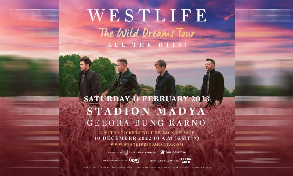 Tiket Tambahan Konser Westlife Di Jakarta Dijual Mulai 10 Desember