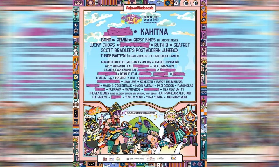 Line-up, Jadwal, Dan Harga Tiket Prambanan Jazz Festival 2023