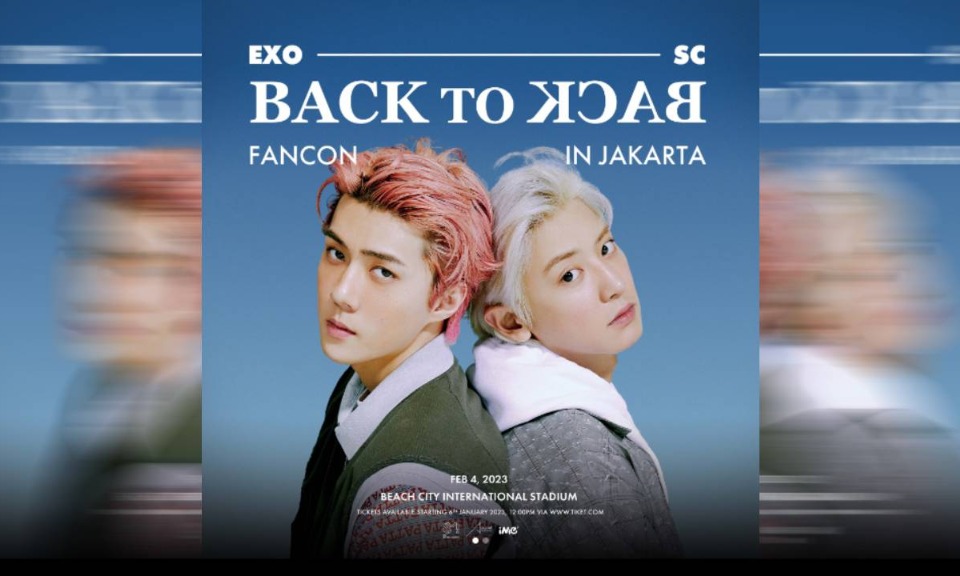 EXO-SC Konser Di Jakarta 4 Februari, Tiket Mulai Rp1 Juta