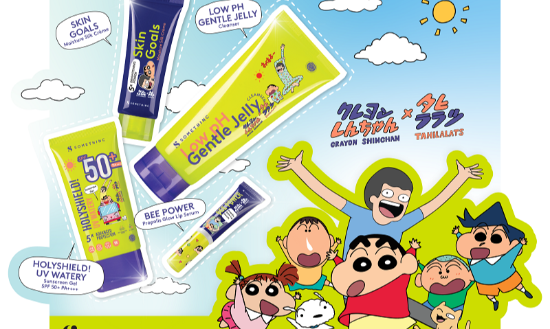 Brand Lokal Somethinc Kolaborasi Dengan Crayon Shinchan x Tahilalats