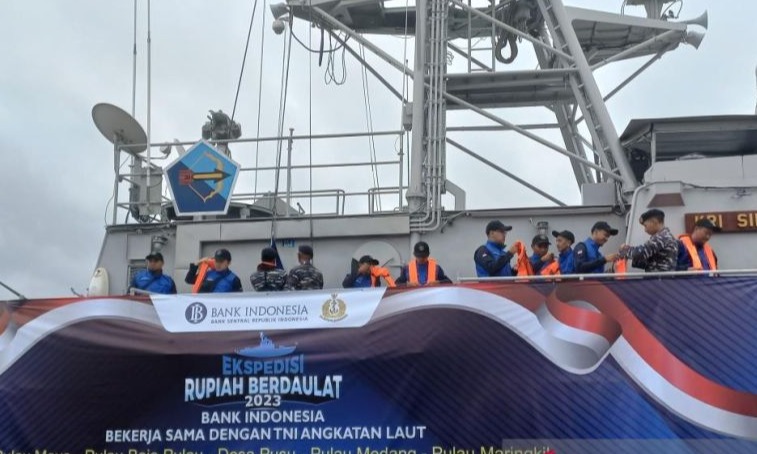 BI-TNI AL Sasar 85 Pulau 3T Selama Ekspedisi Rupiah Berdaulat 2023
