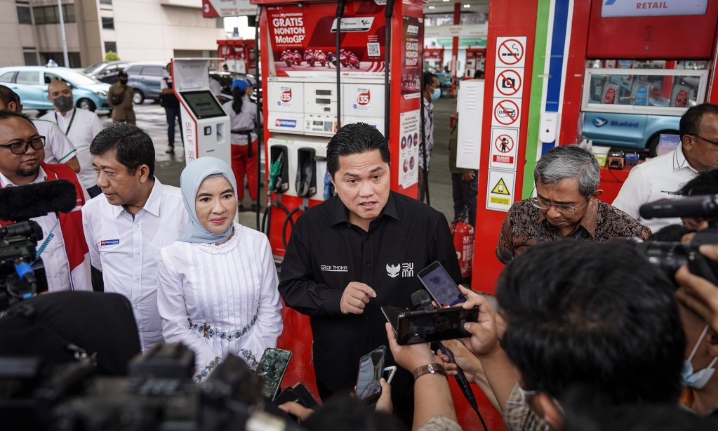 Erick Jamin Kebakaran Depo Plumpang Tak Ganggu Pasokan Listrik-BBM