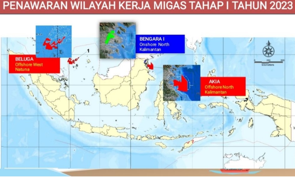 Pemerintah Buka Lelang 3 WK Migas Tahap I 2023, Ini Rinciannya