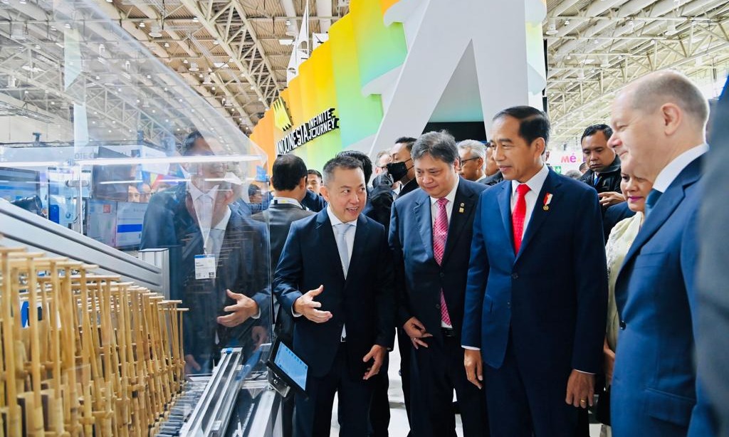 Angklung Berteknologi Pneumatik Curi Perhatian Pengunjung HM 2023