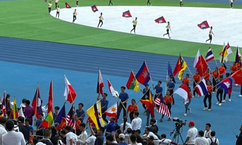 Bendera Indonesia Terbalik Di Pembukaan Sea Games, Kamboja Minta Maaf