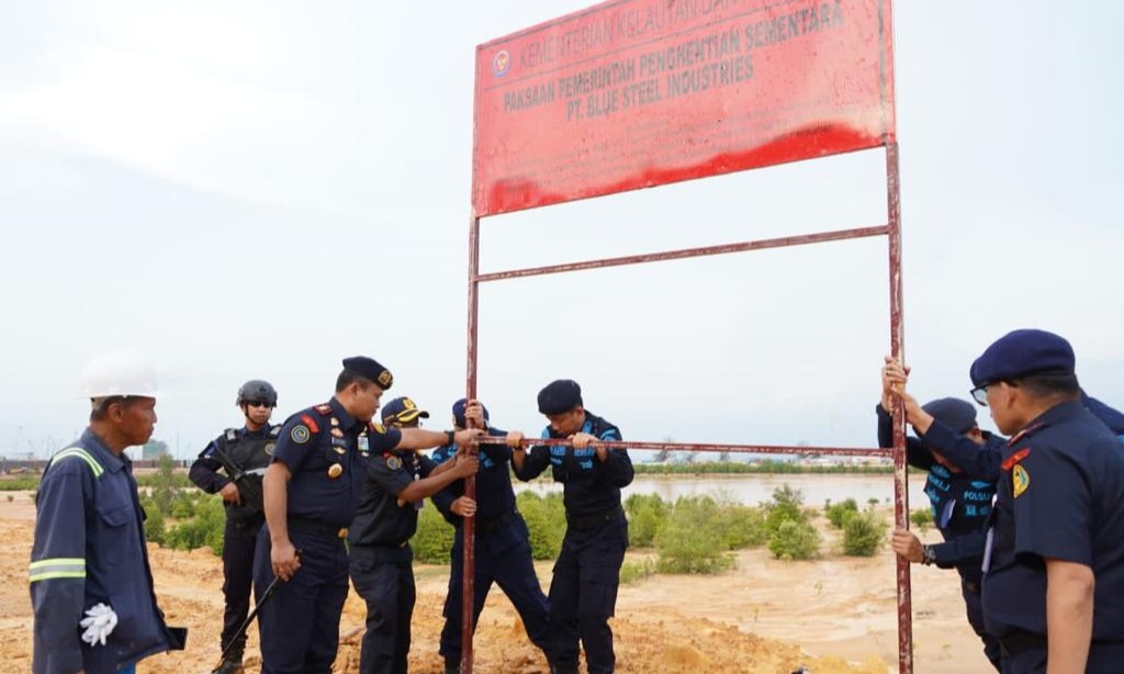 KKP Hentikan Proyek Reklamasi Galangan Kapal di Batam