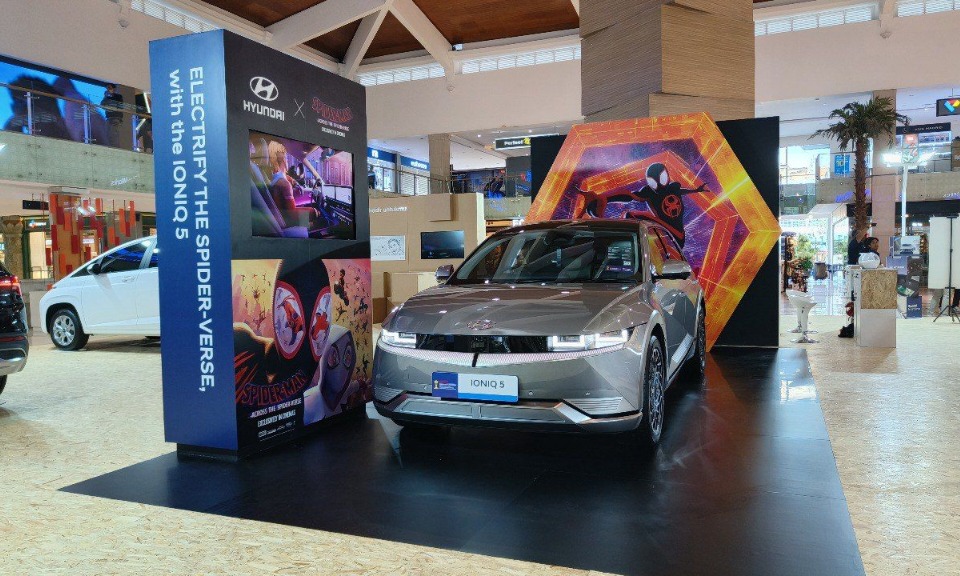 Display Khusus Hyundai Untuk Film Spider-Man Terbaru