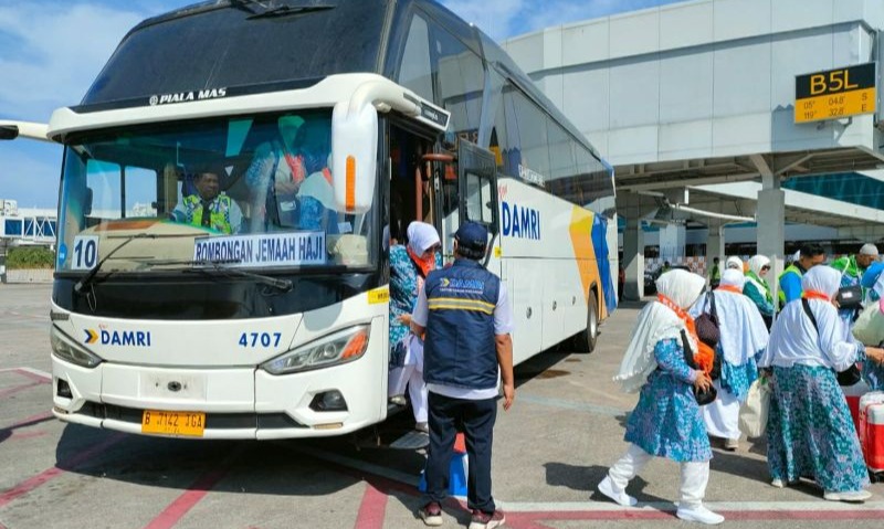 Layani 157 Ribu Calon Haji, DAMRI Operasikan 178 Armada