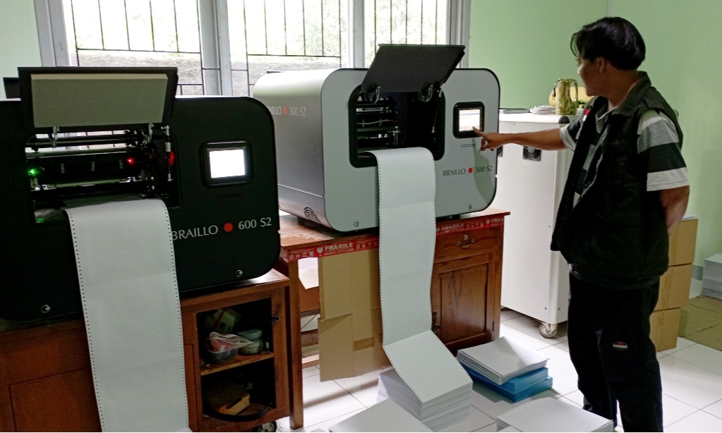 Ongkos Cetak Jadi Tantangan Penyediaan Buku Braille
