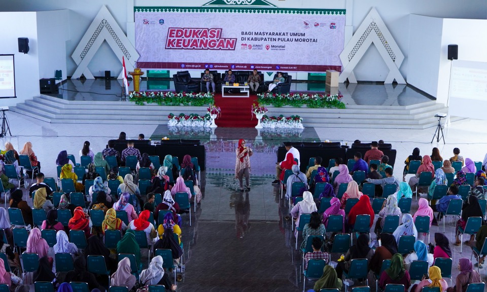 Tangkal Serangan Pinjol Ilegal, OJK Gelar Edukasi di Morotai