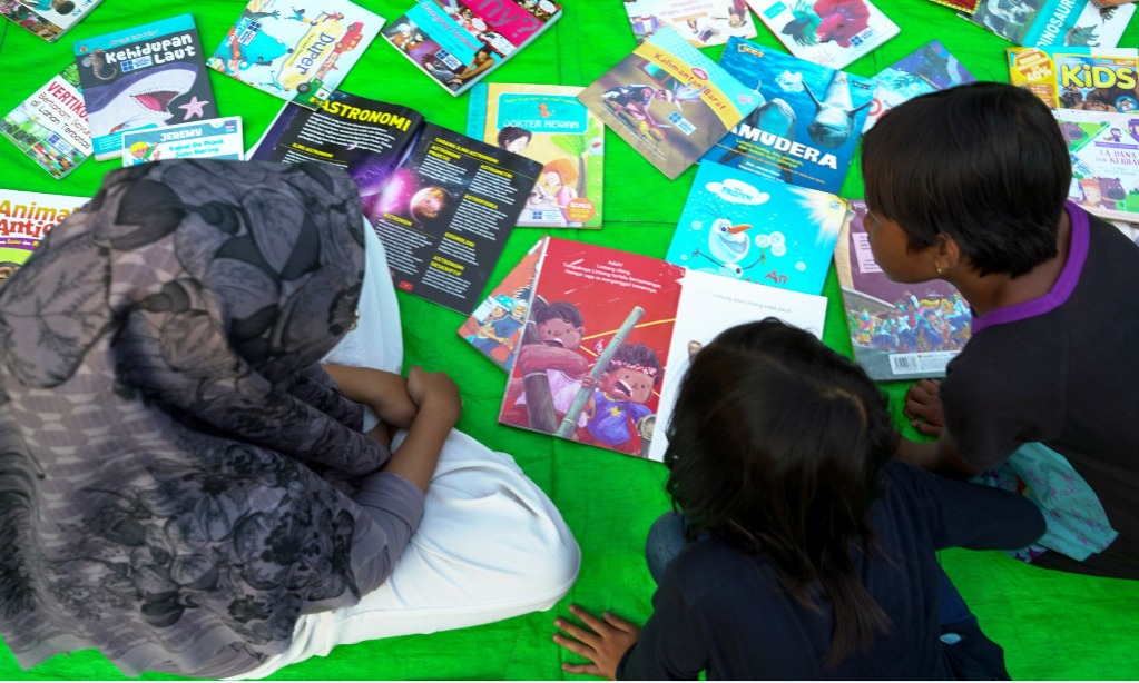 Mahasiswa Pacu Kemampuan Literasi Siswa SD-SMP