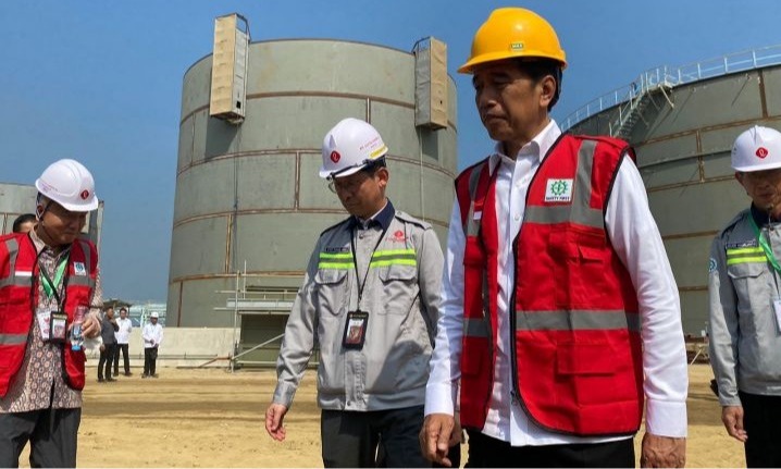 Jokowi: Proyek Lotte Chemical Senilai Rp60 Triliun Kelar Dibangun 2025