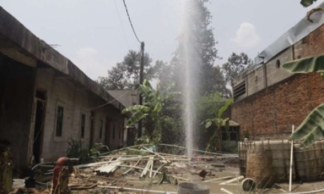 Badan Geologi Ungkap Pemicu Semburan Air Campur Gas Di Bogor