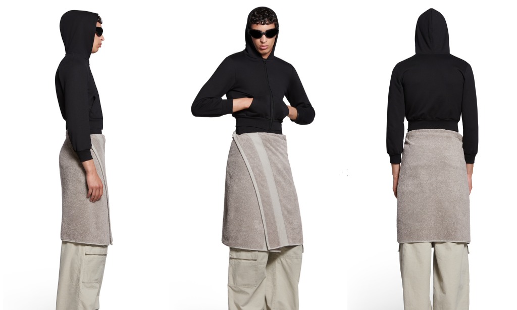 Nyeleneh, Rok Handuk Balenciaga Dibanderol Rp14 Jutaan