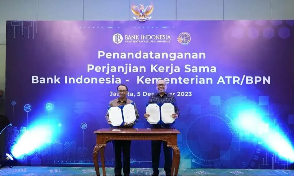 BI-ATR/BPN Teken PKS Penguatan UMKM dan Legalitas Tanah