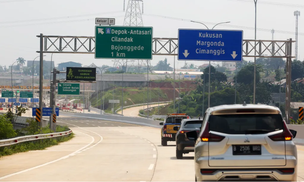 Jalan Tol Seksi 2 Pamulang-Cinere Bisa Digunakan 22 Desember 2023