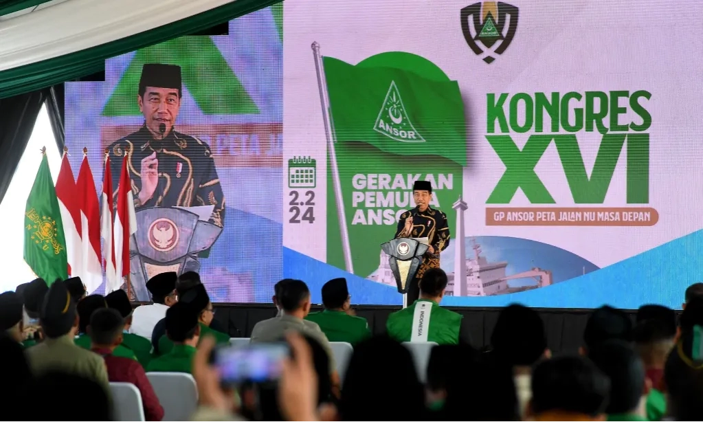 Jokowi Tidak Berani Sebut Angka Di Kongres GP Ansor