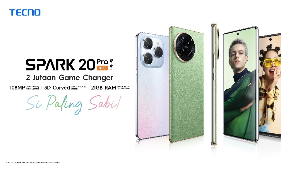 SPARK 20 Pro Series, Ponsel Rp2 Jutaan Dengan Fitur <i>Flagship</i>