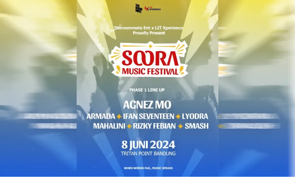 Agnes Mo Hingga Armada Akan Meriahkan SOORA Music Festival Bandung
