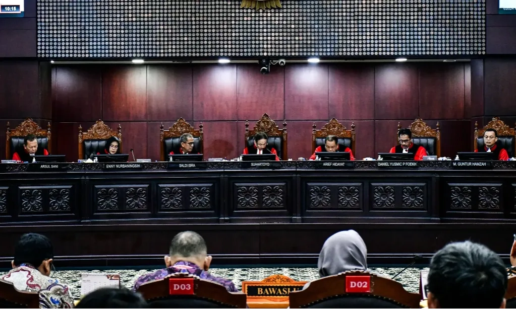 <p>Gugatan Ganjar-Mahfud Ditolak MK</p>