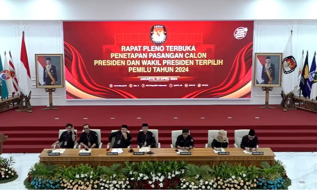 <p>Sah, KPU Tetapkan Prabowo Dan Gibran Sebagai Presiden-Wapres 2024-2029</p>