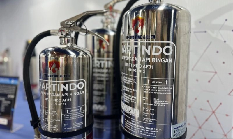 <p>Ini Pemadam Baterai EV Terbakar Karya Anak Bangsa</p>