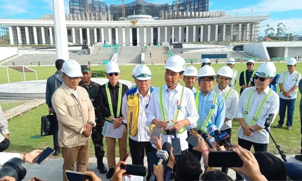 <p>Jokowi Optimistis Bisa Berkantor Di IKN Mulai Juli 2024</p>