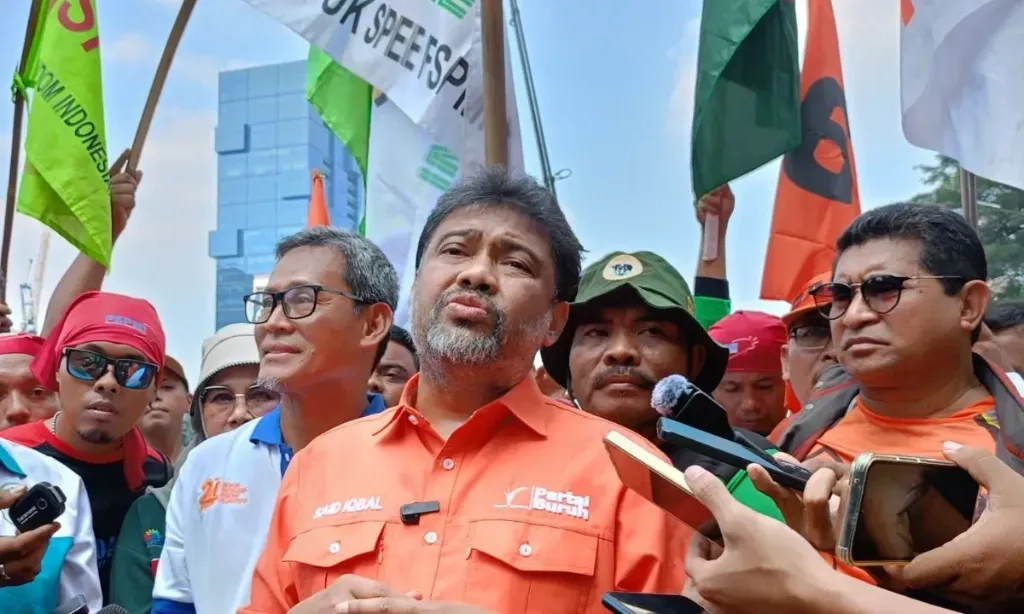 <p>Tuntutan Tolak Tapera Tak Dipenuhi, KSPI Ancam Gelar Aksi Buruh Lebih Luas</p>