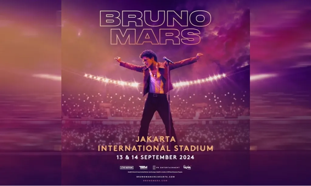 <p>Resmi, Bruno Mars Konser Jakarta 13 Dan 14 September</p>