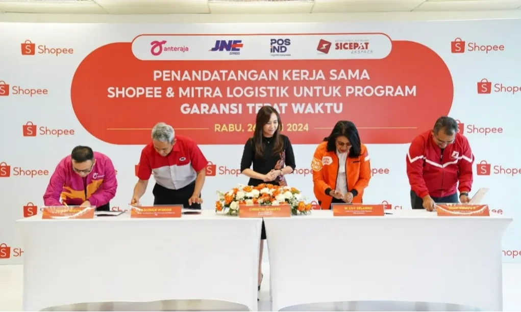 <p>Empat Perusahaan Logistik Berikan Garansi Tepat Waktu Pengguna Shopee</p>
