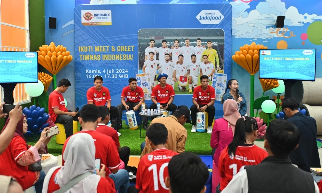 <p>Keseruan Bersama Pemain Timnas Di Rumah Indofood Jakarta Fair&nbsp;</p>