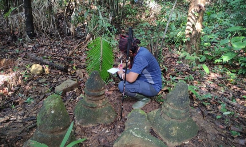 <p>Temuan Benda Purbakala Di TNUK Diperkirakan Peninggalan Zaman Hindu Saiwa</p>