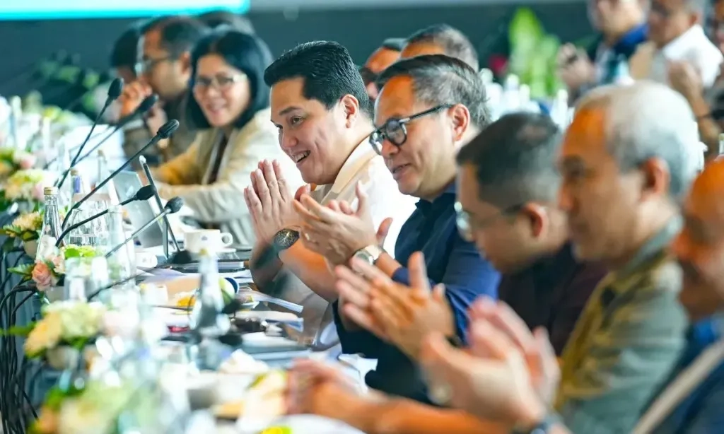 <p>Erick Thohir Banggakan Aset BUMN Yang Meningkat Jadi Rp10.402 Triliun</p>