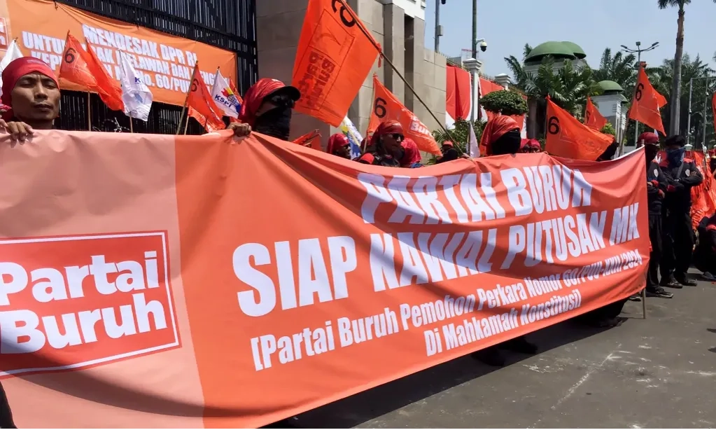<p>Partai Buruh Gelar Unjuk Rasa Di DPR Dan KPU 25-27 Agustus</p>
