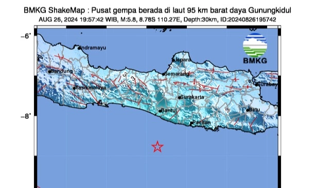 <p>Badan Geologi Catat Tak Ada Dampak Susulan Gempa M 5,8 Yogyakarta</p>