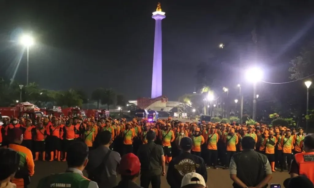 <p>Ribuan Petugas Kebersihan Disiagakan Saat Pelantikan Presiden</p>