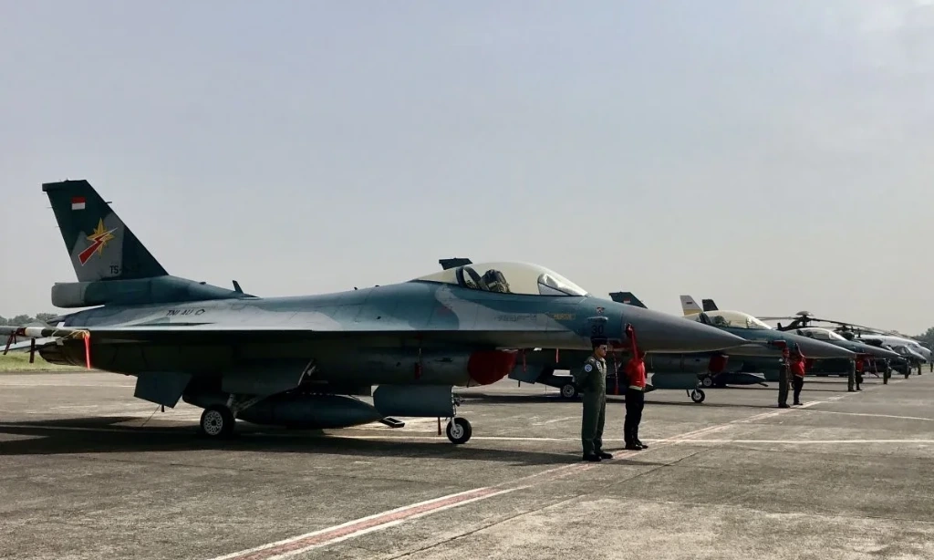 <p>Pelantikan Prabowo-Gibran, 4 F-16 Akan Kawal Pesawat Tamu Negara</p>