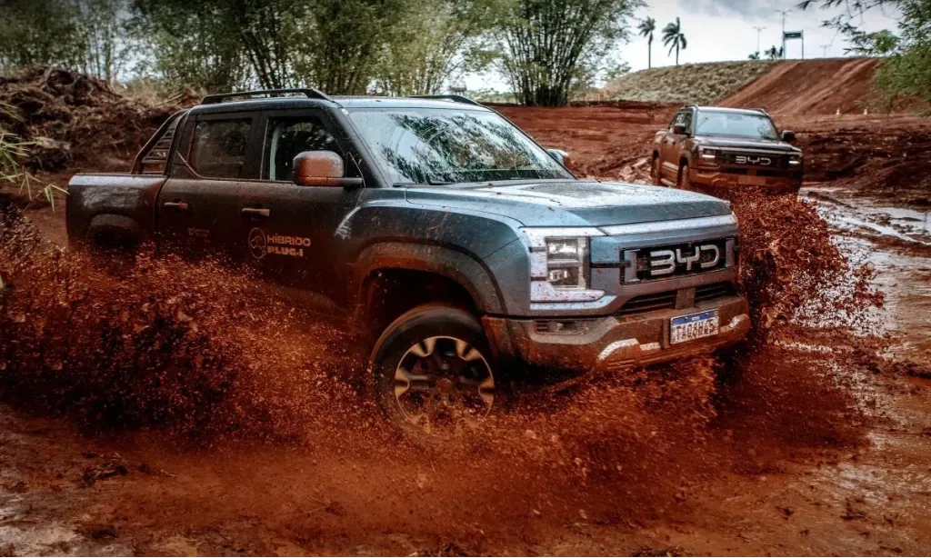 <p>Debut Di Asia, BYD Luncurkan Pikap Listrik Shark</p>