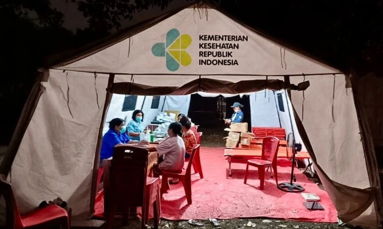 <p>Kemenkes Mendirikan Pos Kesehatan Untuk Korban Bencana Gunung Lewotobi</p>