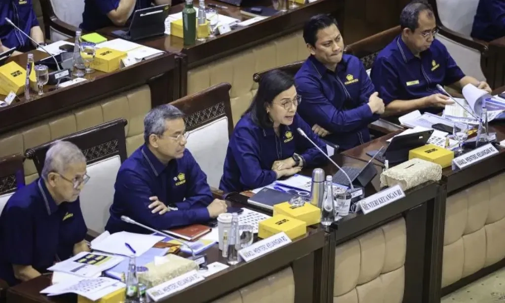 <p>Sri Mulyani Khawatirkan Rezim Tarif Impor Tinggi Trump Merembet Ke ASEAN</p>