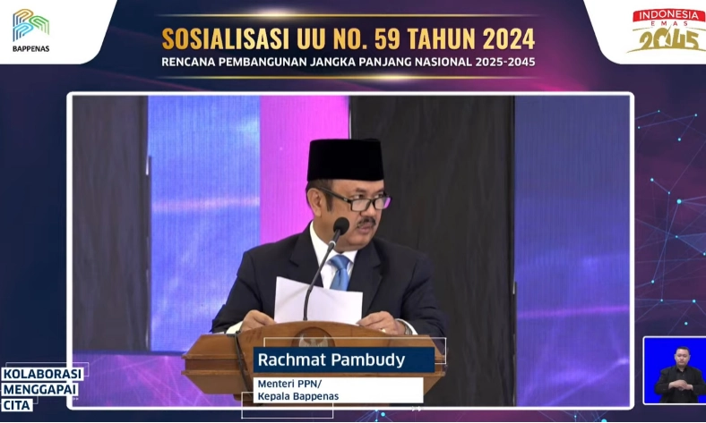 <p>Bappenas: RPJPN 2025-2045 Jadi Dasar Hukum Seluruh Dokumen Perencanaan</p>
