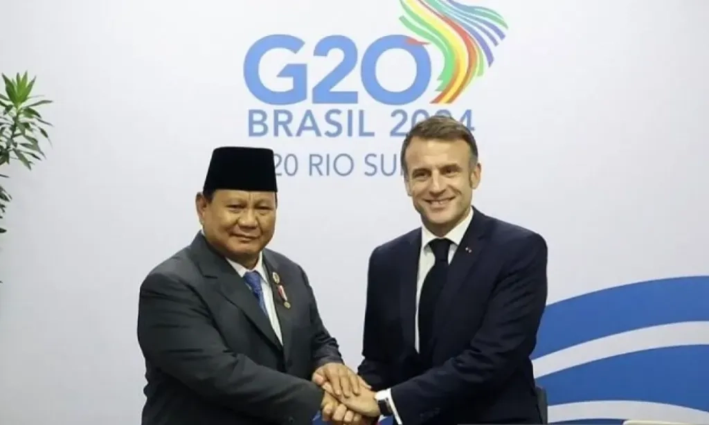 <p>Prabowo - Macron Bahas Kerja Sama Ekonomi Dan Alutsista</p>