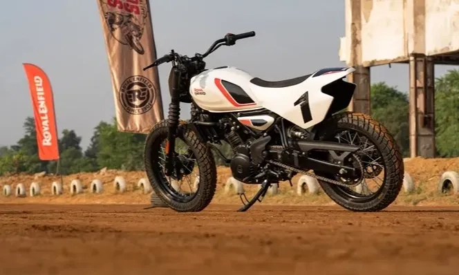 <p>FT450, Motor Spesifik Untuk Sirkuit <em>Flattrack</em> Dari Royal Enfield</p>