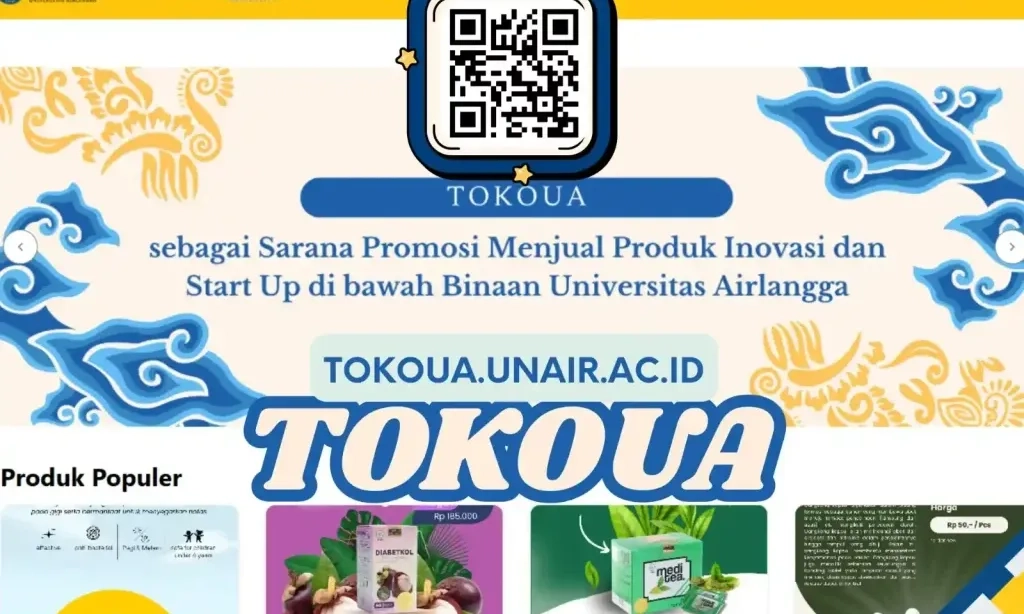 <p>TOKOUA, E-Commerce Khusus Inovasi Akademika UNAIR</p>