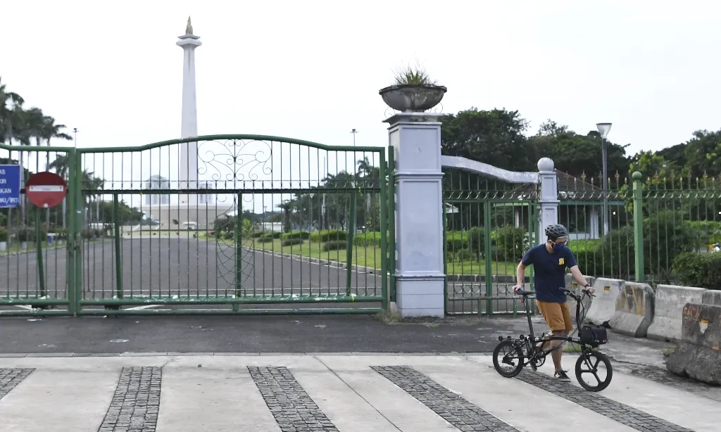 <p>Monas Ditutup Selama Pelantikan Kepala Daerah</p>