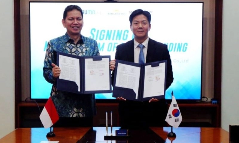 <p id="isPasted">Digandeng Samsung Pharm, Kimia Farma Sediakan Fasilitas Produksi Suplemen</p>