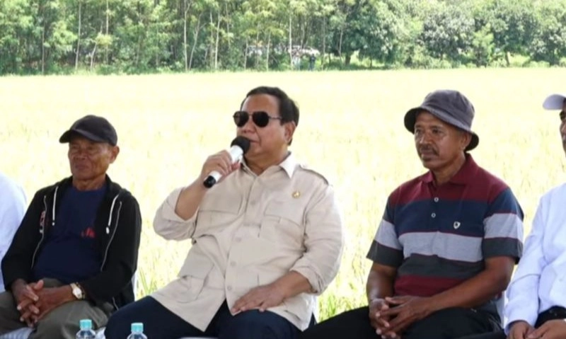 <p id="isPasted">Presiden Prabowo Sebut Proyek Strategis Untuk Perluas Kemandirian Pangan</p>