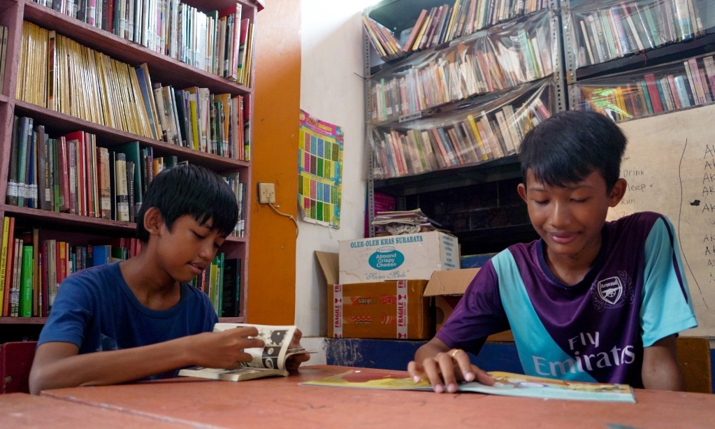 <p>Perpustakaan di Pangkalpinang Terapkan Metode Baca Nyaring</p>