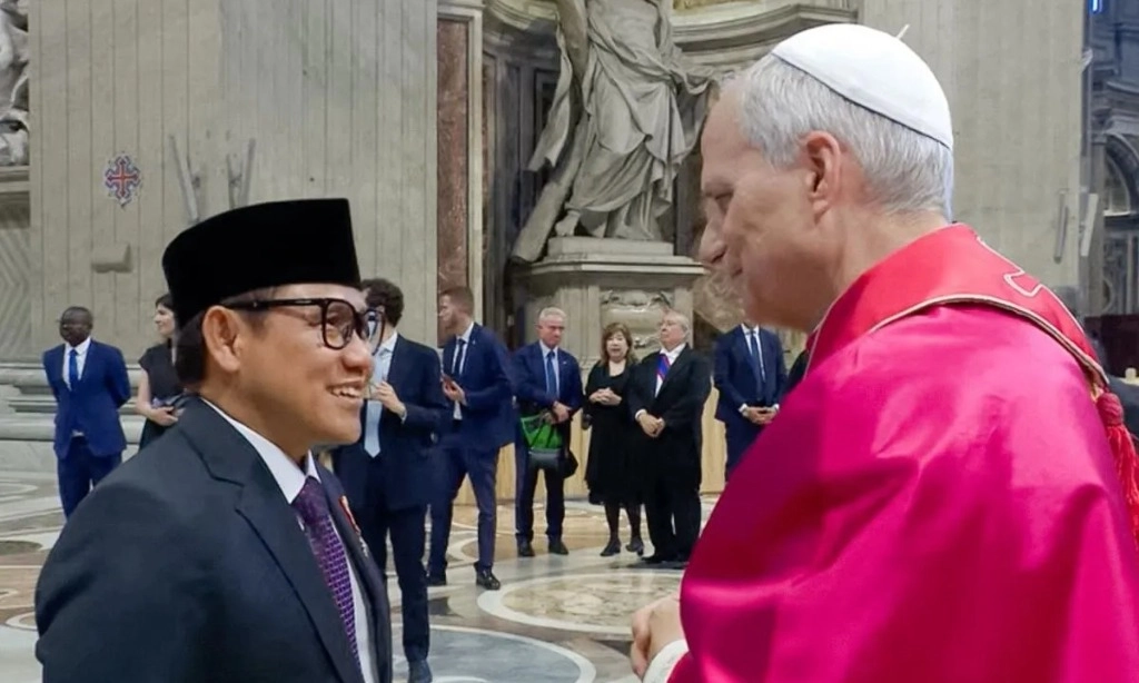 <p>Kesan Muhaimin Iskandar Hadir di Pelantikan Paus Leo XIV&nbsp;</p>