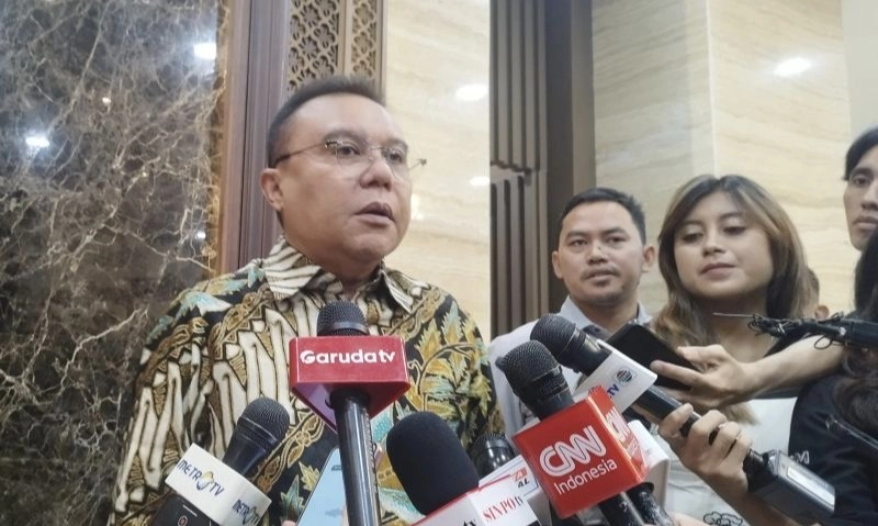 <p>Pertemuan Dasco Dengan Megawati Tak Bahas PDIP Masuk Kabinet</p>